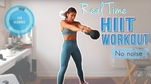 'Follow Along FULL BODY CIRCUIT | Real Time Workout (no Noise!)'