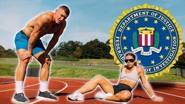 'FBI Fitness Test GIRL Vs GUY.... without practice (Ft. MattDoesFitness)'