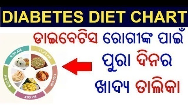 'ଡାଇବେଟିସ ରୋଗୀଙ୍କ ପାଇଁ ଖାଦ୍ୟ ତାଲିକା l Diabetes diet chart in Odia l Odia Health Tips'