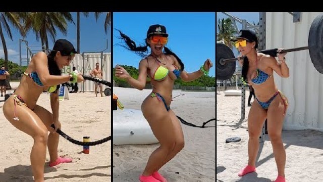 'HOTTEST LATINA FITNESS MODEL IN MIAMI BEACH | BOAT ZONE COLLAB'