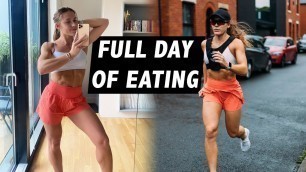 'MY FULL DAY OF EATING + TRAINING'