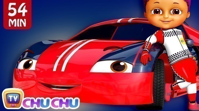 'Learn Colors with Race Cars + More Funzone Songs for Kids - ChuChu TV'