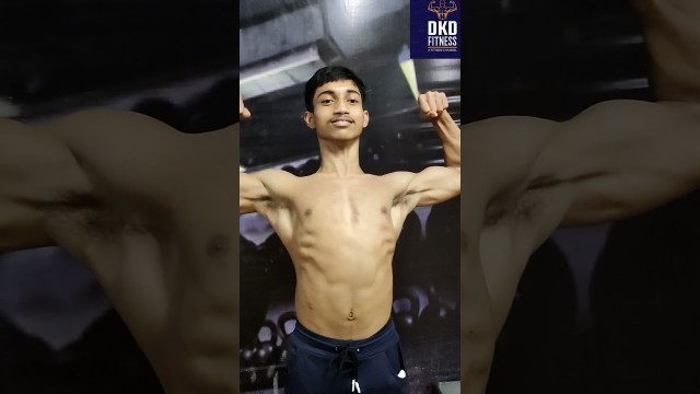 'Abs In 3 months by 17 Year old boy | #dkdfitness | #Shorts | short | #SHORTS | #viral video'