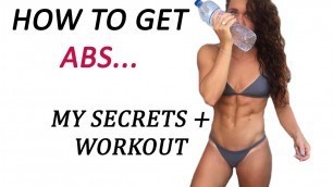 'How To Really Get ABS + Workout'