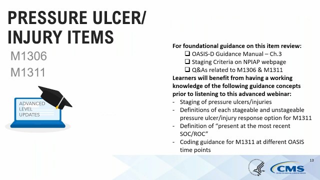 'OASIS Interim Guidance Update – Advanced Webinar'