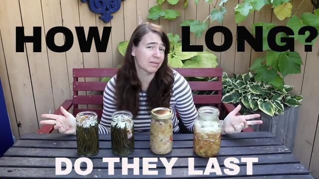 'FERMENTED PICKLES: how long are they preserved, and my moldy failures'