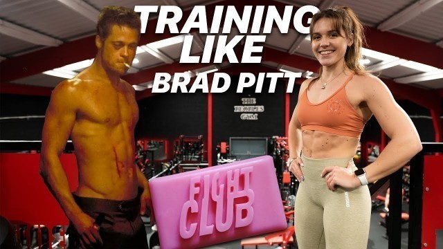 'Training like BRAD PITT “Fight Club” Routine!! (5% body fat?)'