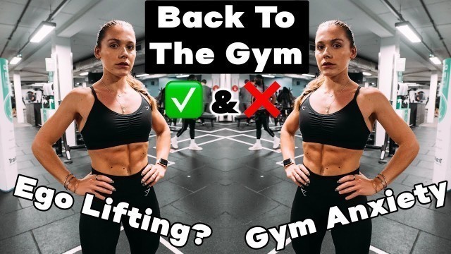 'BACK TO THE GYM DOs & DON’Ts'