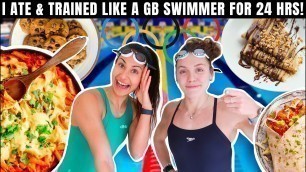 'I ATE & TRAINED LIKE A GB SWIMMER FOR 24 HOURS Ft Lucy Davis'