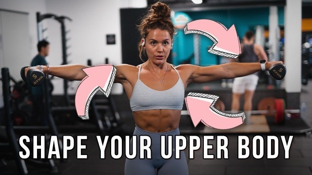 'Shape Your Upper Body Workout | Chest & Shoulders Full Sets and Reps'