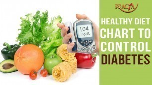 'Healthy Diet Chart to Control Diabetes | Must Watch'