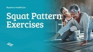 'Bayshore HealthCare | Squat Pattern Exercises | Home Health Care & Physical Therapy for Seniors'