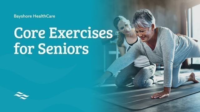 'Bayshore HealthCare | Core Exercises for Seniors | Home Healthcare Therapy for the Elderly'