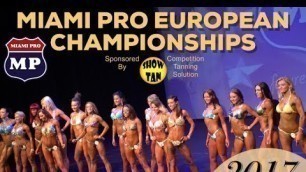 'MIAMI PRO EUROPEAN CHAMPIONSHIPS 2017 | FITNESS, BIKINI & MUSCLE MODELS | VLOG'