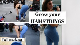 'Hamstring Workout | My Go To Session For Hamstring Growth'