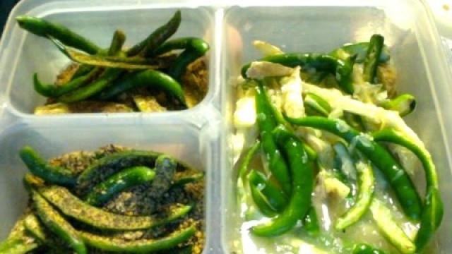 'Pickled Green Chili and Ginger in 3 Ways - Probiotic Food-Fermented Food'