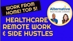 'Remote Work for Physical and Occupational Therapists -5 Best Remote Jobs and Side Hustles for You!'