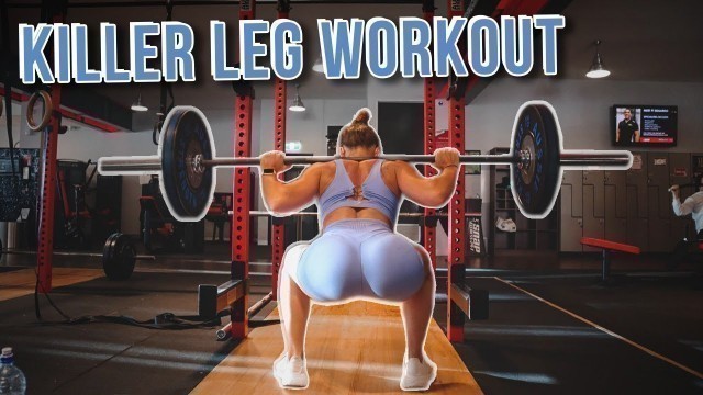 'Killer LEG Day Workout Full Sets & Reps | Glutes, Hamstrings And Quads'