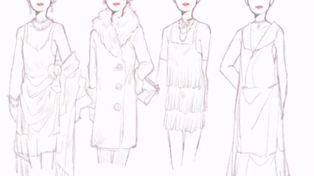 '1920\'s Fashion Speed Paint'