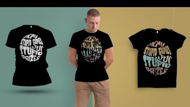 'Adobe illustrator | T shirt Design Tutorial'