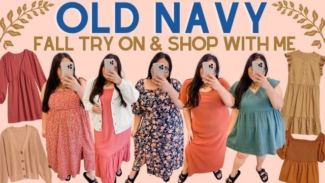 'NEW OLD NAVY FALL 2022 ARRIVALS I PLUS SIZE TRY ON HAUL & SHOP WITH ME I FALL OUTFIT IDEAS 2022!'