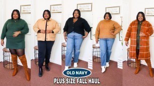 'NEW OLD NAVY PLUS SIZE TRY ON HAUL | PLUS SIZE FALL FASHION 2022'