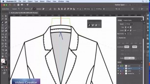 'Illustrator tutorial: Drawing a blazer using Illustrator'