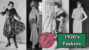 '1920\'s Fashion - Authentic Vintage Photos of Antique Dresses Coats and Skirts from 100 Years ago'