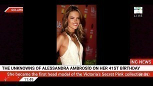 'The unknowns of Alessandra Ambrosio on her 41st birthday'