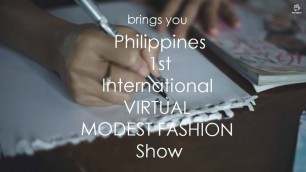 'Modest Fashion Manila: First Virtual Fashion Show (Pre-Cast)'