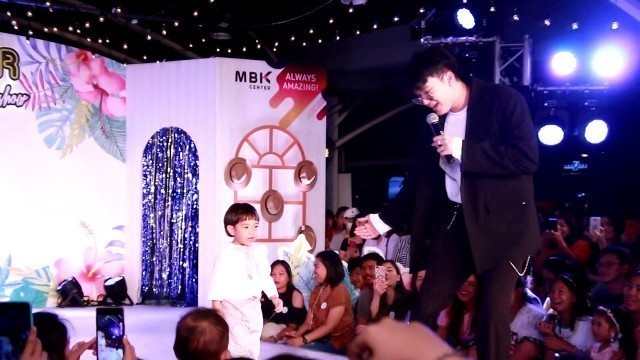 'Summer Kids Fashion Show @MBK / หมื่นคำลา - นนท์ /2019-04-28'