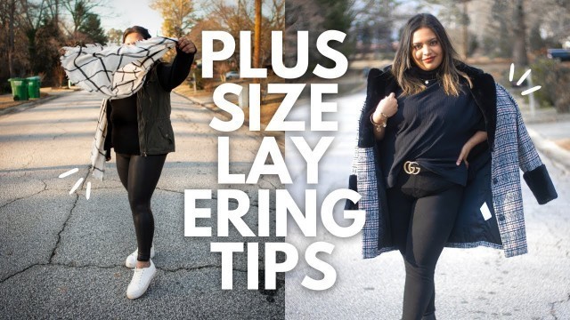 'How to Layer Outfits in Cold Weather | Plus Size Fashion Tips'