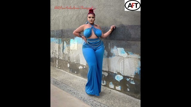 'King Steph // Plus Size Busty Curvy Fashion & Instagram Model // Brief Biography'