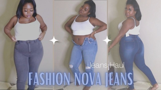 'HAUL: FASHION NOVA CURVE  | JEANS ON SALE ! | MIDSIZE | PLUS-SIZE | SKINNY JEANS |'