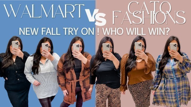 'NEW WALMART & CATO FASHIONS FALL 2022 ARRIVALS I PLUS SIZE TRY ON HAUL I FALL OUTFITS 2022!