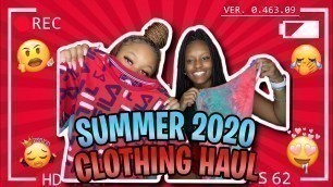 'Summer Clothing Haul 2020| FashionNova, Rainbow, etc| The Daniels Sisters'