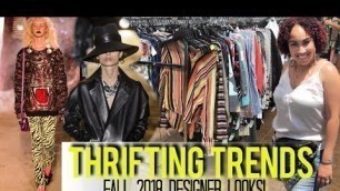 'Thrifting Trends | Thrift With Me Fall Fashion Trends 2018 | Trends Report'