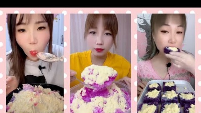 'ASMR SOFT ICE EATING WITH MILK POWDER/ CRUNCHY & SATISFYING SOUNDS'