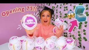 '[ASMR] Unboxing 75 *FASHION* Mini Brands!!