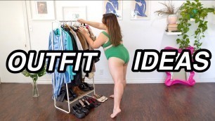 'trendy 2022 OUTFIT IDEAS *plus size and thrifted*'