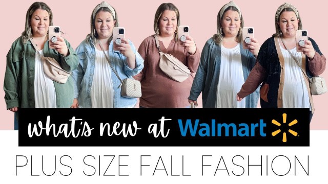 'PLUS SIZE Fall Walmart Haul | Plus Size Fall Haul 2022 | What\'s New at Walmart'