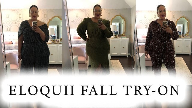 'Eloquii Fall Try-On #Plussizehaul #tryon #plussize #XOQ #Haul #fallfashion'