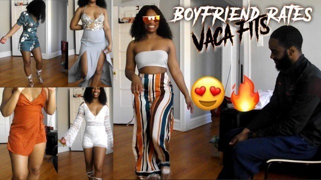 'Boyfriend Rates My Mexico Fits | FT. Shein, Romwe, AliExpress, Fashion Nova, Rainbow, & More'