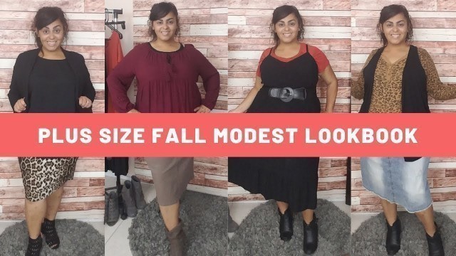 '5 Plus Size Fall Modest Lookbook | Fearless Fashion Series'