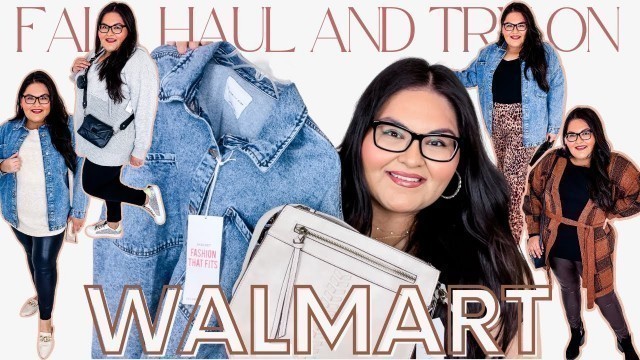 'WALMART FALL 2022 PLUS SIZE TRY ON HAUL I New Walmart Clothing, Shoes, & Accessories I Fall Outfits'