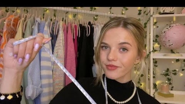 'ASMR French Designer Makes Your Red Carpet Dress 