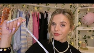 'ASMR French Designer Makes Your Red Carpet Dress 