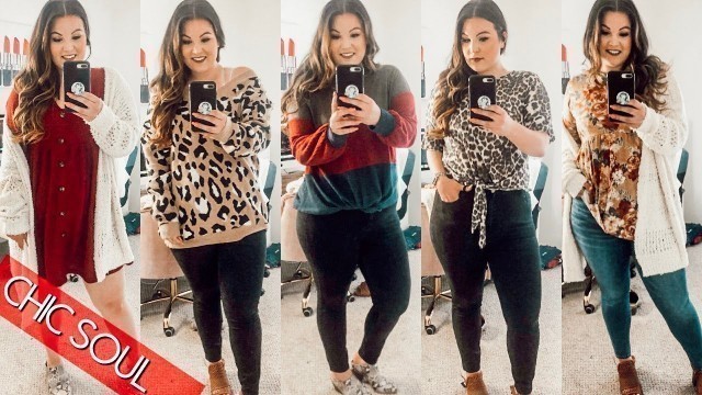 'PLUS SIZE FALL FASHION TRY ON HAUL | CHIC SOUL | Kelly Elizabeth'