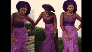 'Latest Nigerian Aso Ebi Styles : classical Aso Ebi Collection'