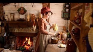 'Dinner 200 years ago |1807 Mac n\' Cheese| Historical ASMR Cooking'